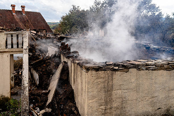 Professional Fire Damage Removal technician working in Boyds, MD